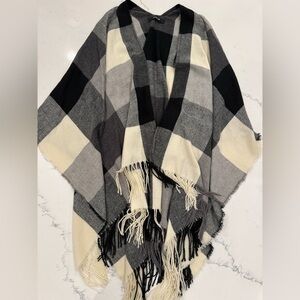 Hurley Black and Gray Striped Knit